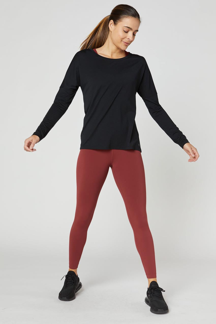 Liberate Dynamic Recycled Cover-Up Anti-Stink Long Sleeve Top