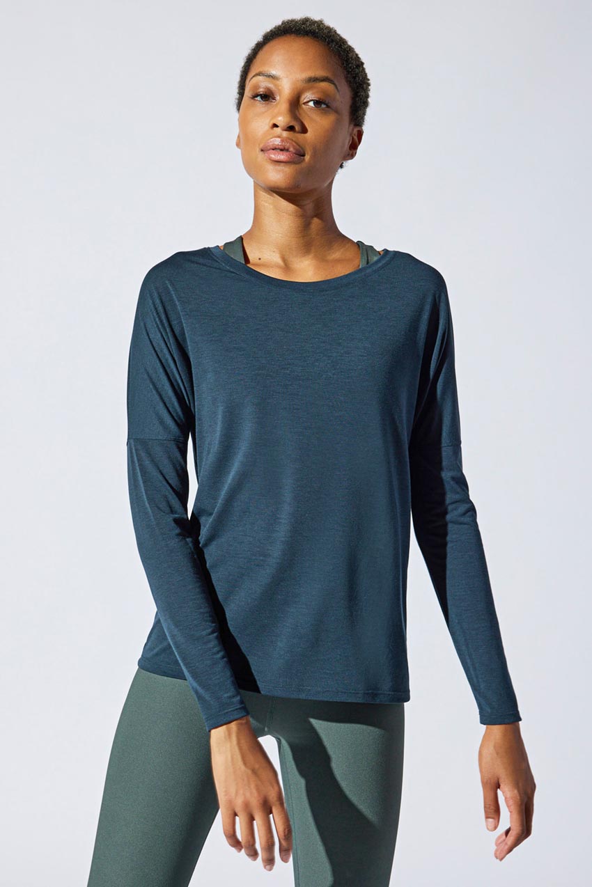 Liberate Dynamic Recycled Cover-Up Anti-Stink Long Sleeve Top