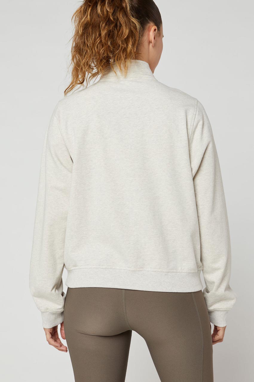 Ally Unwind Cropped 1/2 Zip Pullover