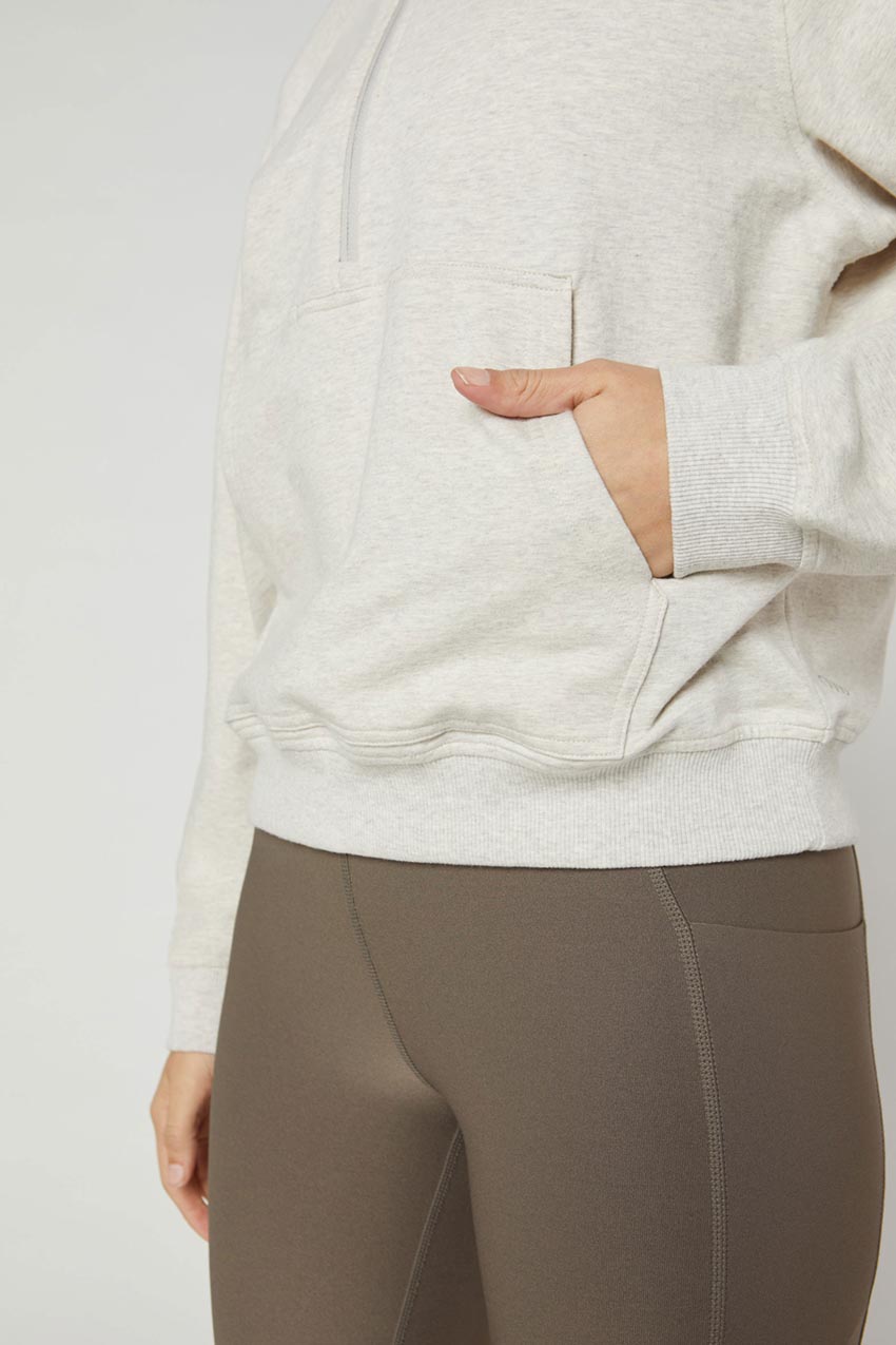 Ally Unwind Cropped 1/2 Zip Pullover