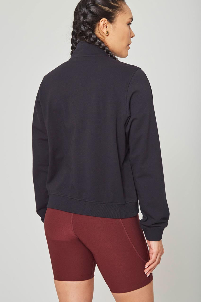 Ally Unwind Cropped 1/2 Zip Pullover