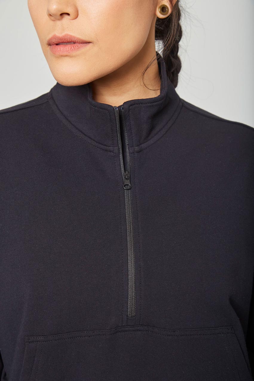 Ally Unwind Cropped 1/2 Zip Pullover