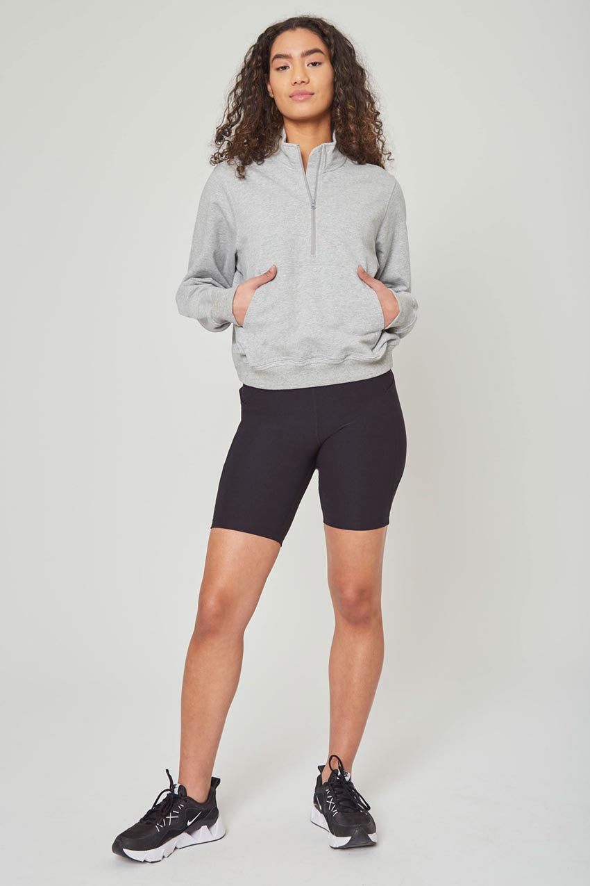 Ally Unwind Cropped 1/2 Zip Pullover