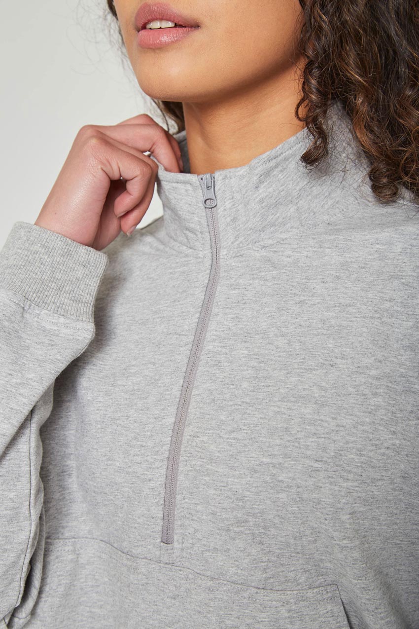 Ally Unwind Cropped 1/2 Zip Pullover