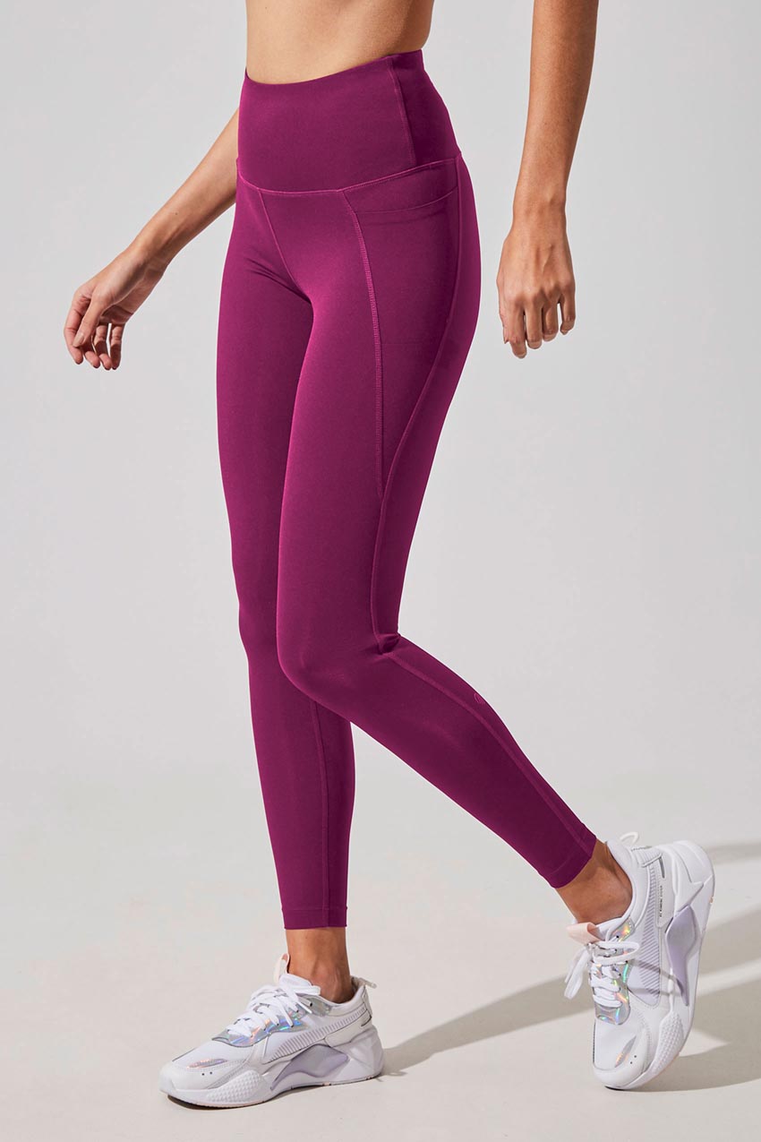 Raelynn Pursuit Recycled High-Waisted Perforated 7/8 Legging – MPG Sport