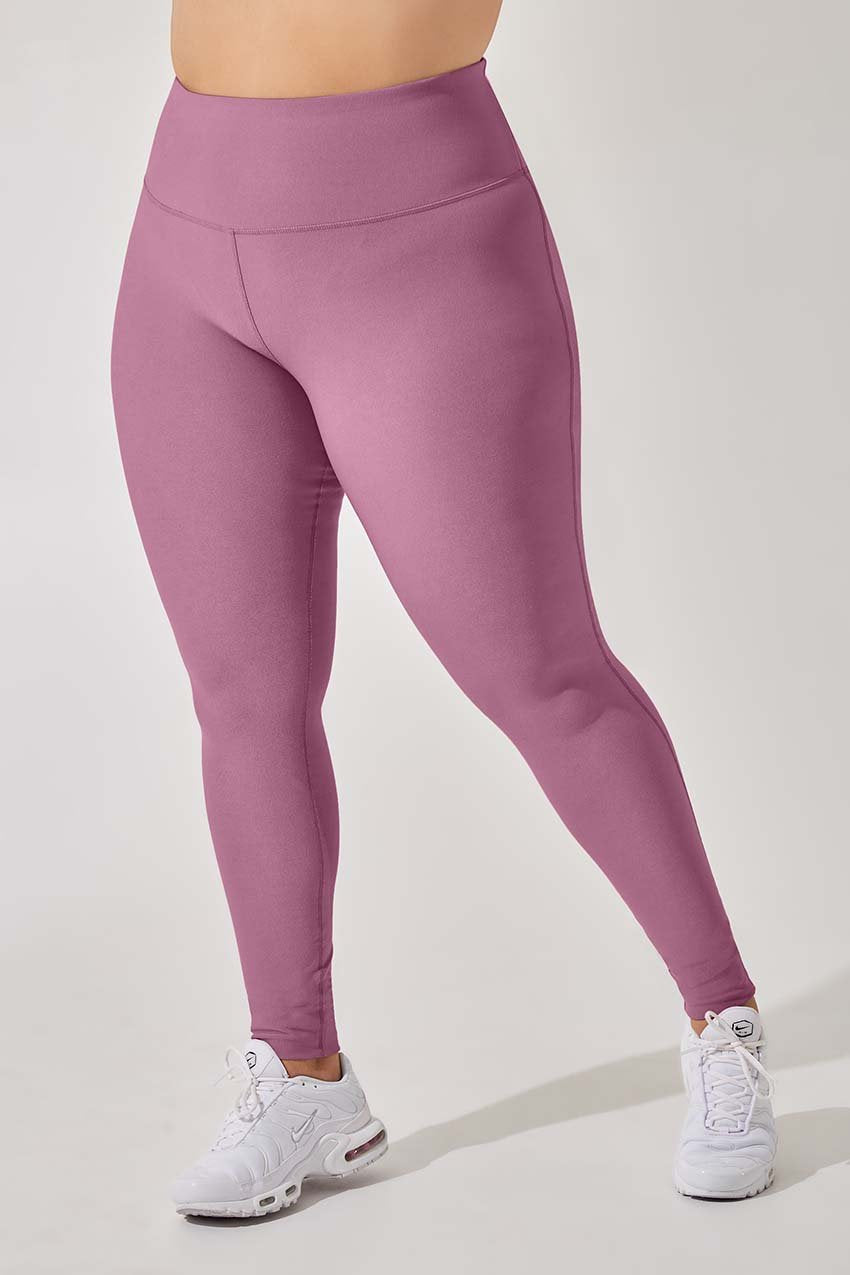 MPG Sport women's Rapid High Waisted Recycled Polyester Legging - Sale in Dusty Rose