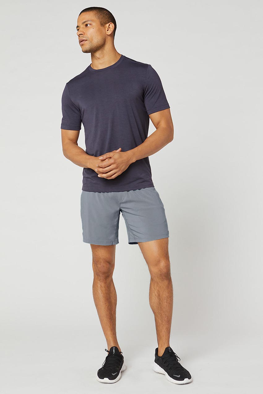 Ezra Stride 7" Recycled Polyester Active/Swim Short with Liner