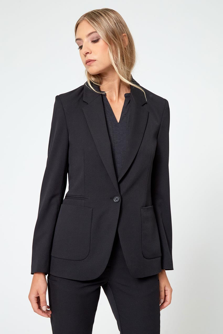 Visionary Twill Blazer With Removable Fooler
