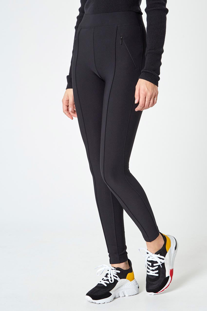 Modern Ambition work-ready women's Distinctive Sustainable Mid-Rise Skinny Pant in Black