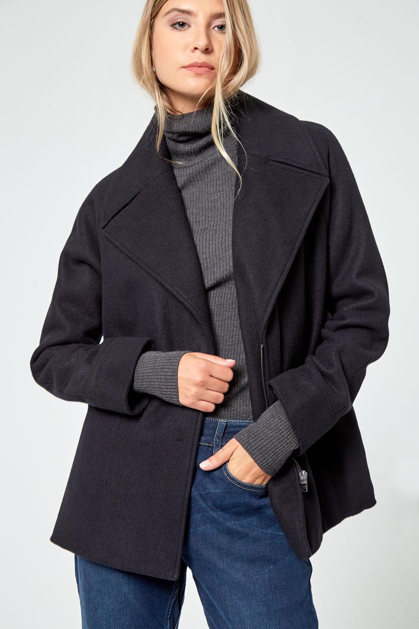 Sophisticate A-Line Wool Jacket