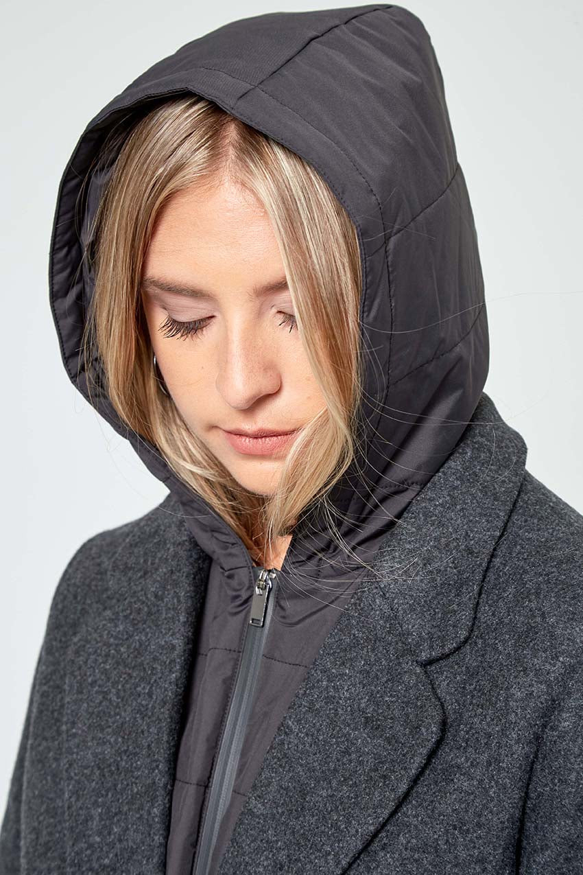 Goal-Getter Overcoat with Removable Hooded Fooler
