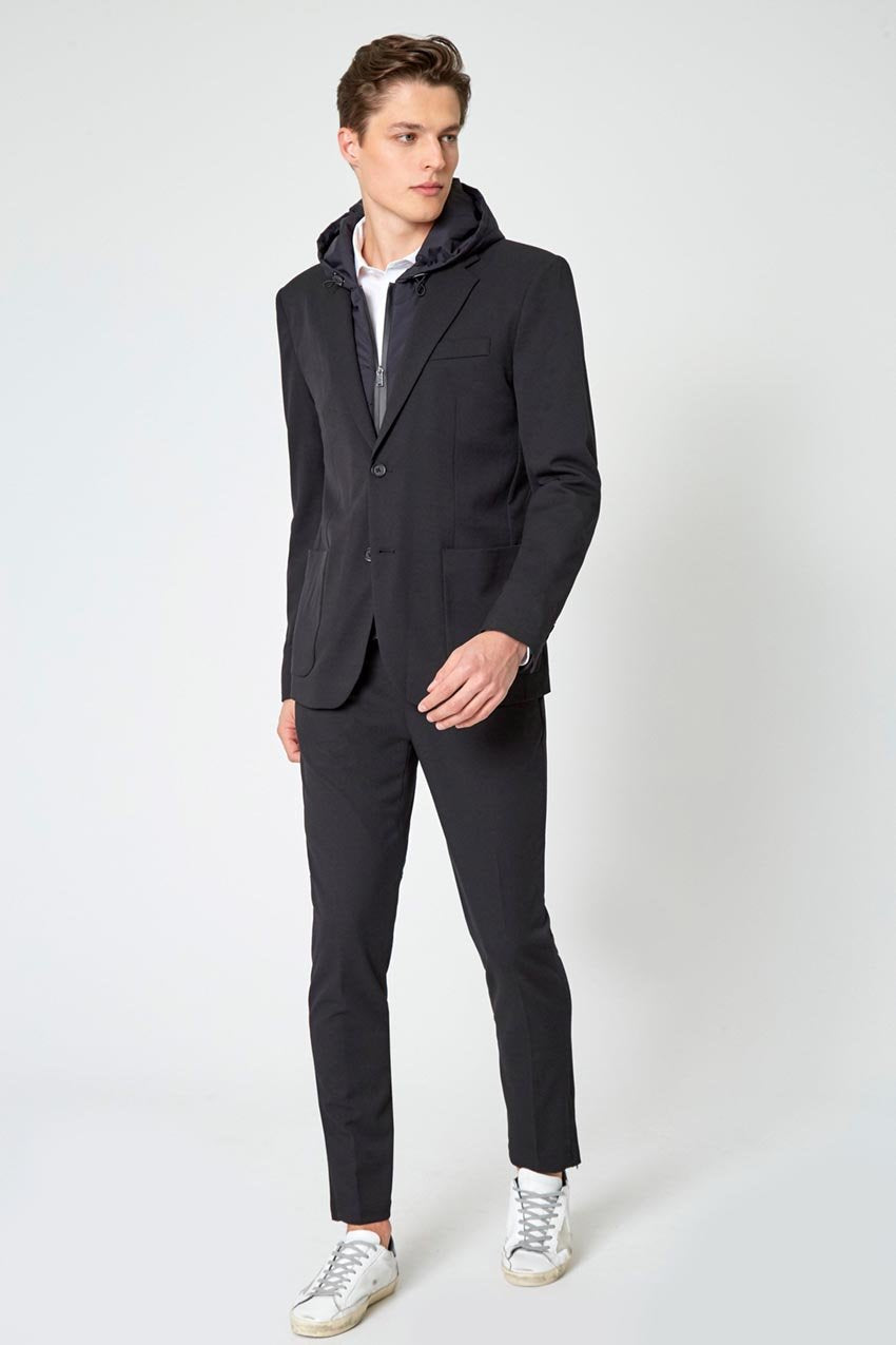 Tenacity Twill Blazer with Removable Hooded Fooler