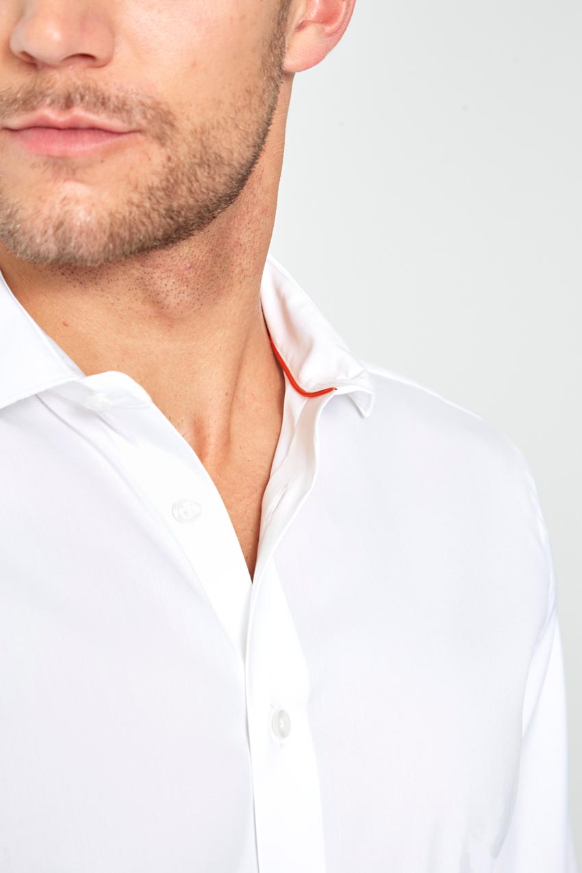 PerformLuxe Cotton Nylon Poplin Standard-Fit Shirt