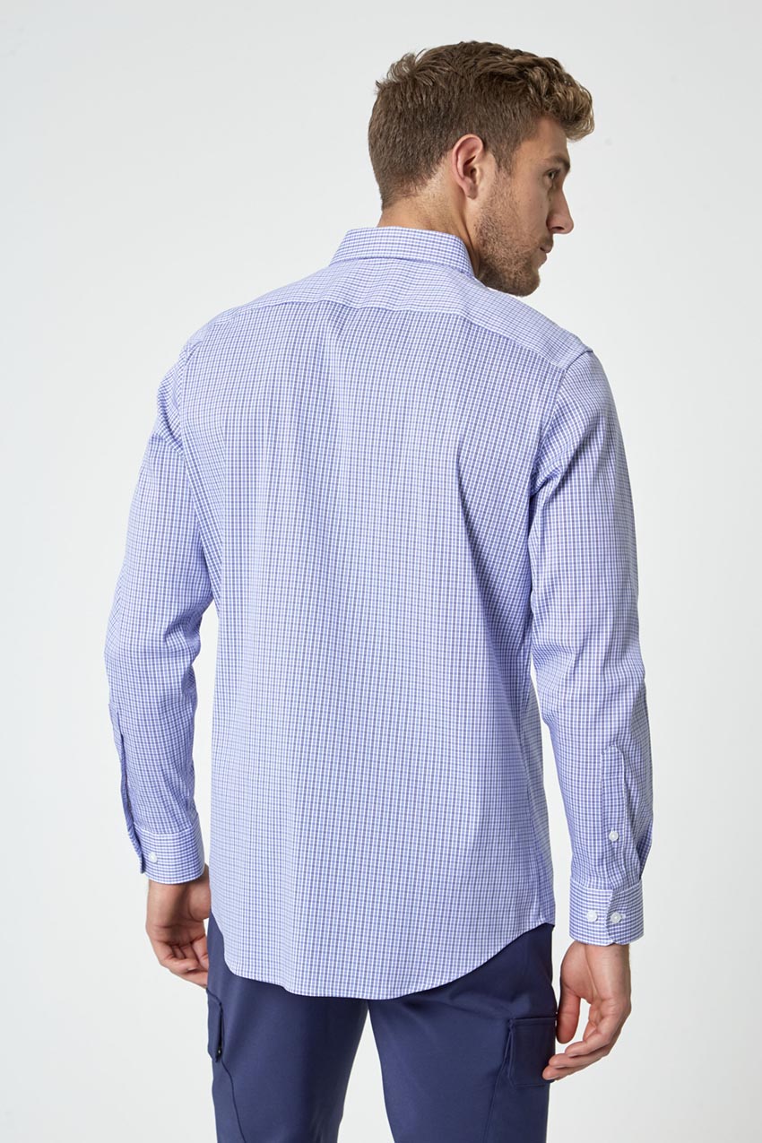 PerformLuxe Cotton Nylon Poplin Standard-Fit Shirt