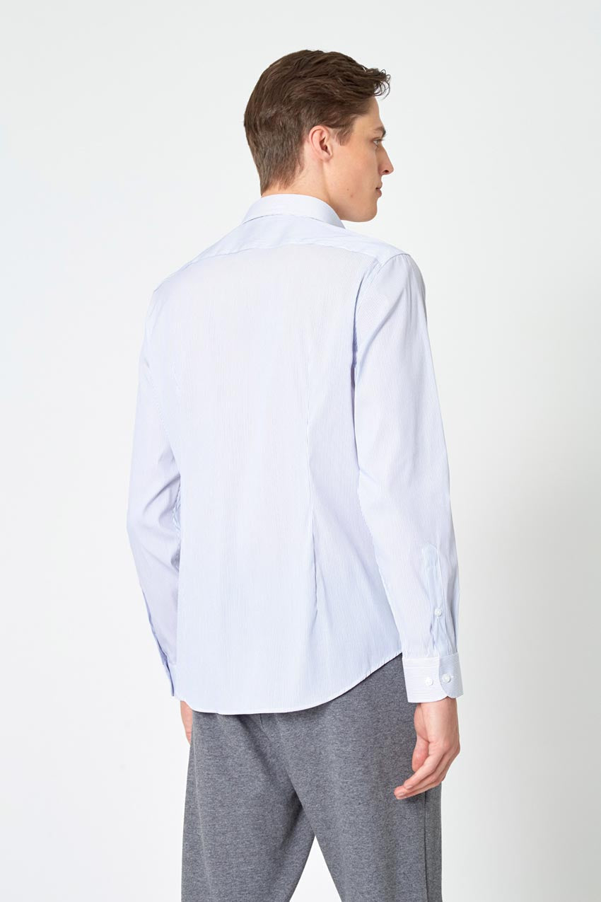 PerformLuxe Cotton Nylon Poplin Slim-Fit Shirt