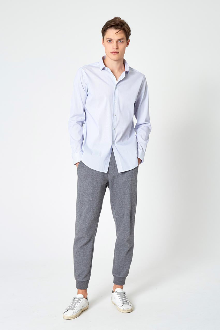 PerformLuxe Cotton Nylon Poplin Slim-Fit Shirt