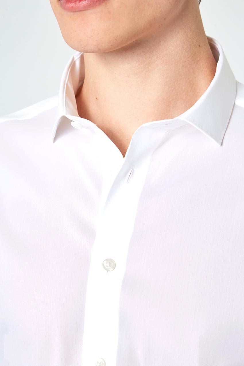 PerformLuxe Cotton Nylon Poplin Slim-Fit Shirt