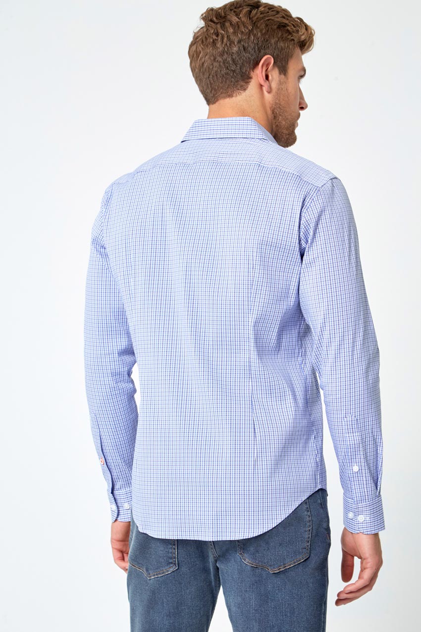 PerformLuxe Cotton Nylon Poplin Slim-Fit Shirt