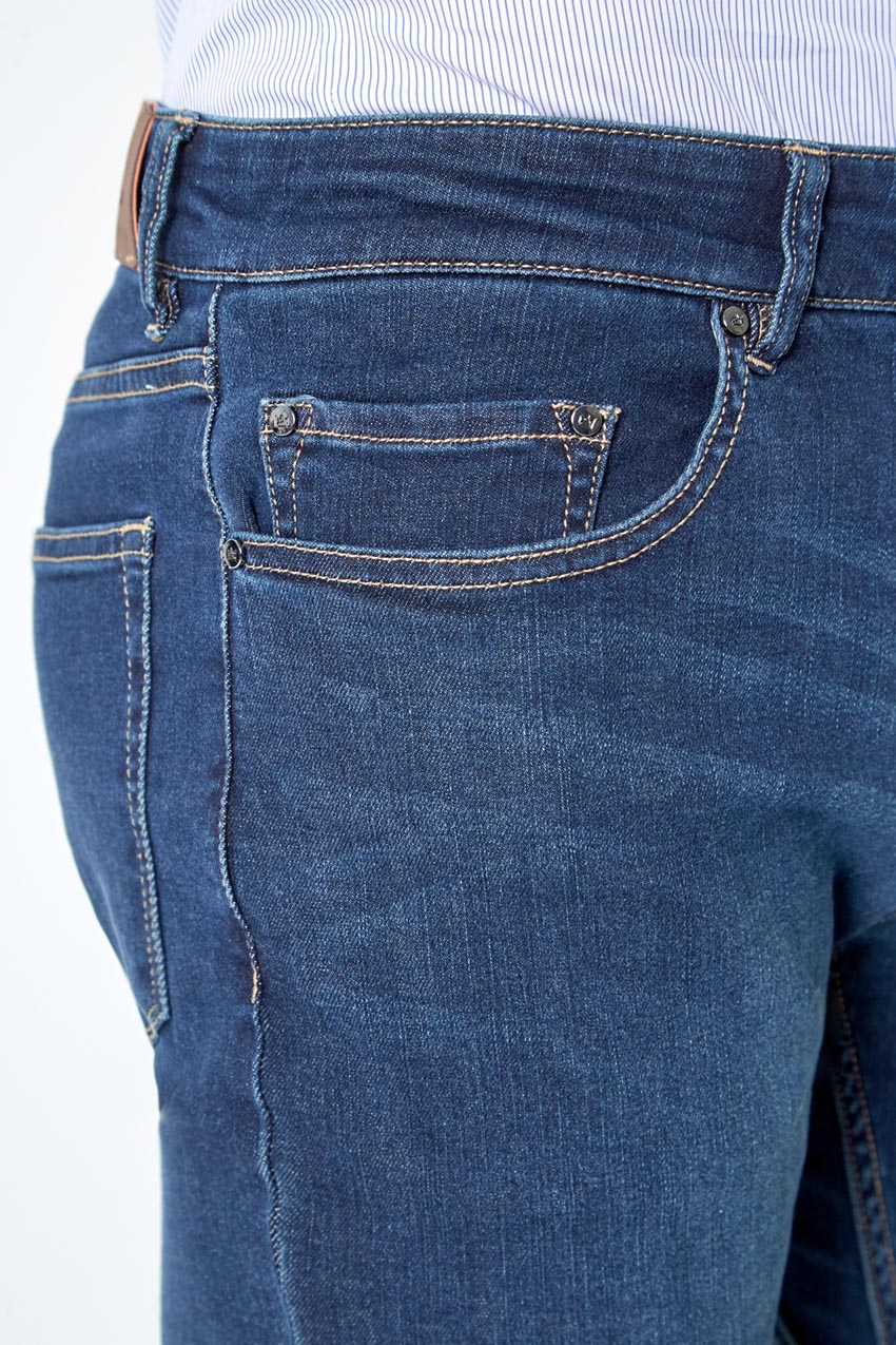 PerformFit Navigate Slim Washed Indigo Jeans