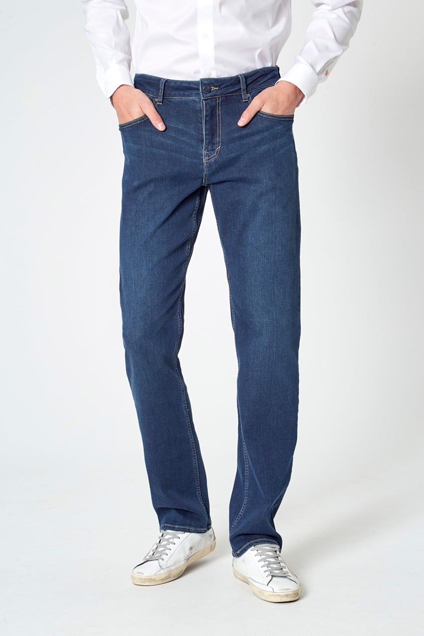 PerformFit Escape Straight Washed Indigo Jeans