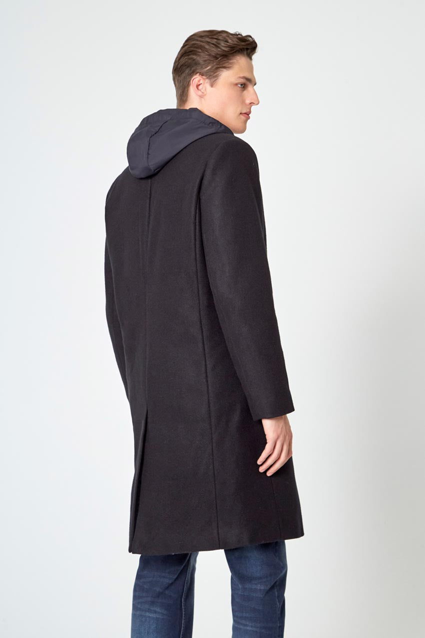 Deal Maker Overcoat with Removable Hooded Fooler