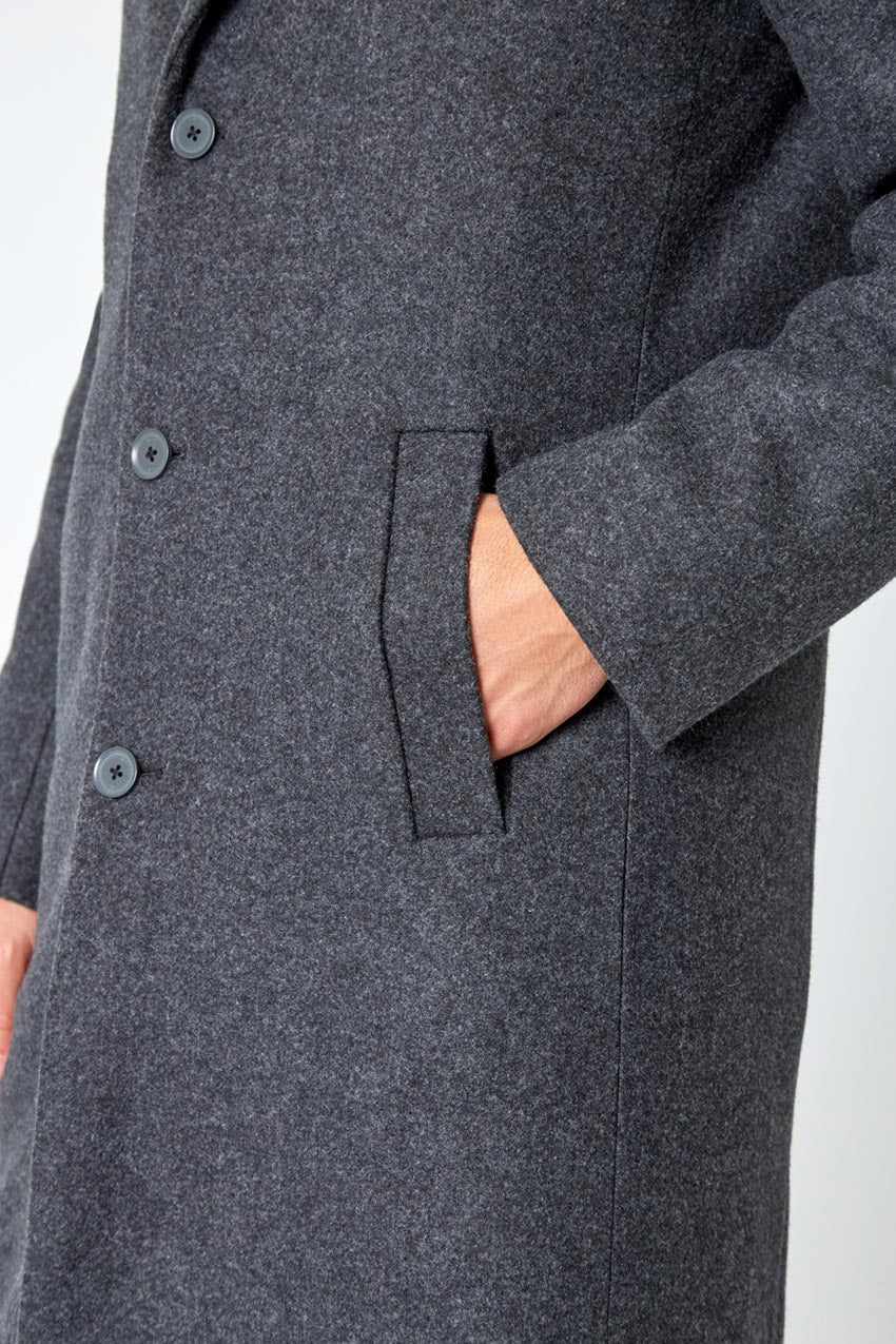 Deal Maker Overcoat with Removable Hooded Fooler