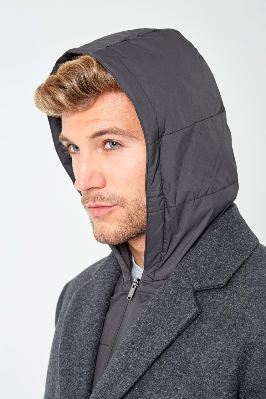 Deal Maker Overcoat with Removable Hooded Fooler