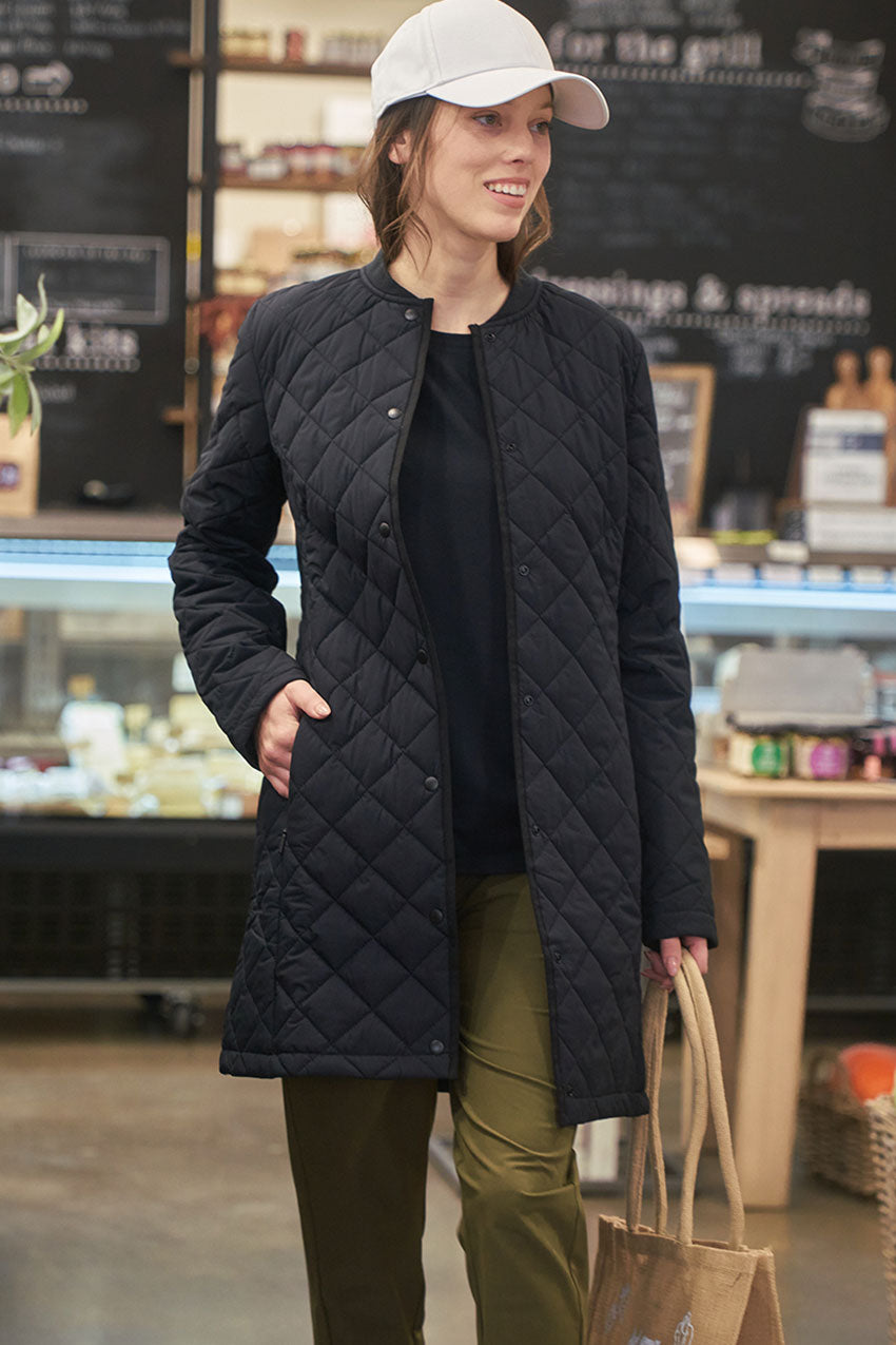 Women’s Reversible Quilted Freezer Jacket