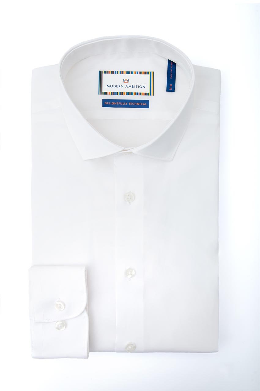 PerformLuxe Cotton Nylon Poplin Slim-Fit Shirt